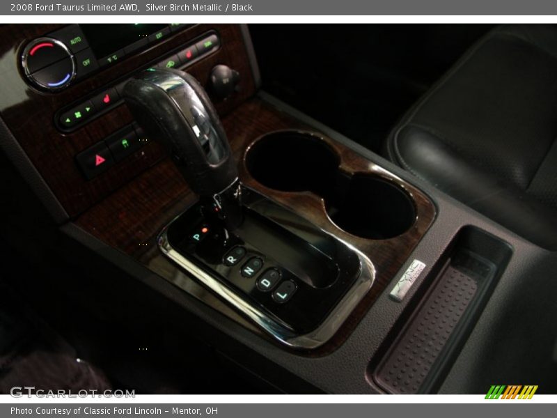 Silver Birch Metallic / Black 2008 Ford Taurus Limited AWD