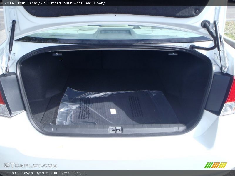 Satin White Pearl / Ivory 2014 Subaru Legacy 2.5i Limited