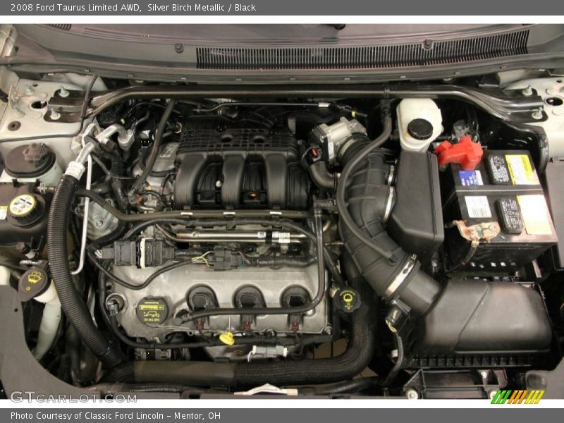 Silver Birch Metallic / Black 2008 Ford Taurus Limited AWD