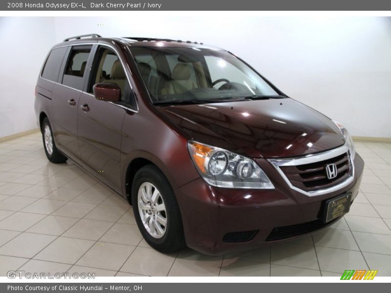 Dark Cherry Pearl / Ivory 2008 Honda Odyssey EX-L