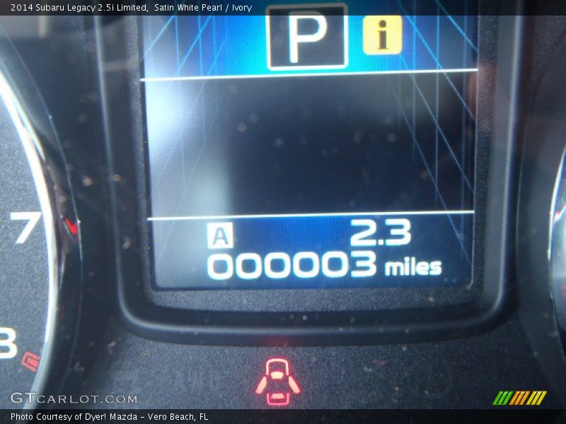 Satin White Pearl / Ivory 2014 Subaru Legacy 2.5i Limited