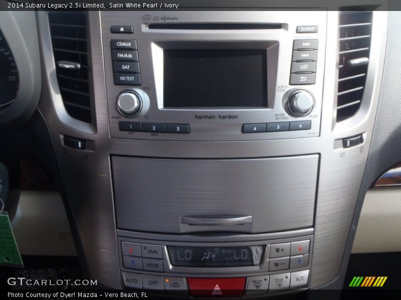Satin White Pearl / Ivory 2014 Subaru Legacy 2.5i Limited
