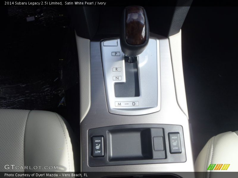 Satin White Pearl / Ivory 2014 Subaru Legacy 2.5i Limited