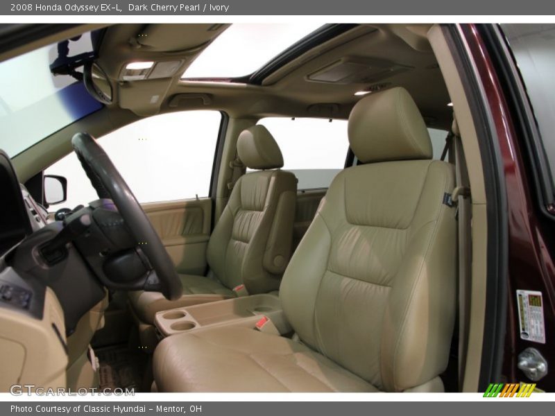 Dark Cherry Pearl / Ivory 2008 Honda Odyssey EX-L