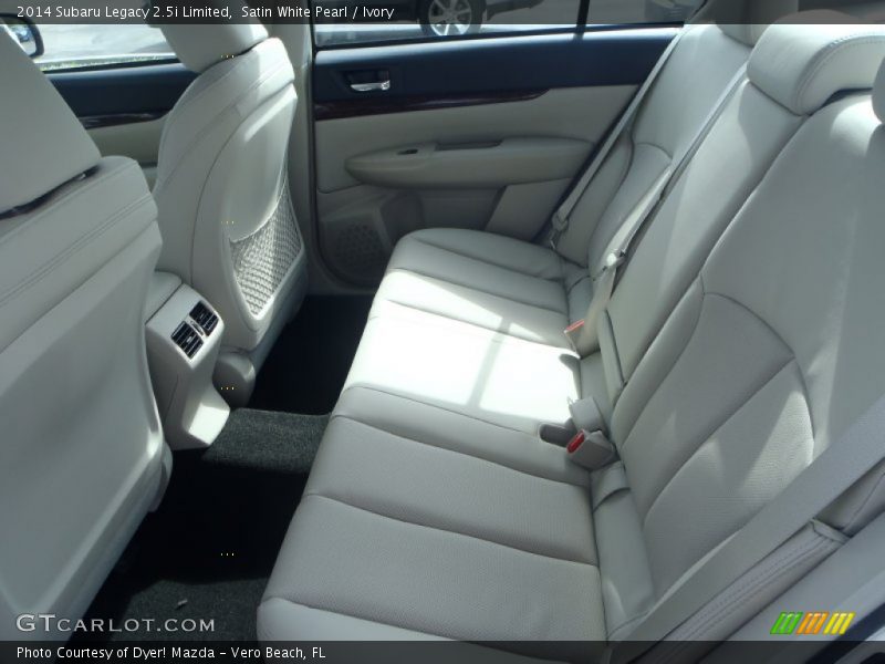 Satin White Pearl / Ivory 2014 Subaru Legacy 2.5i Limited