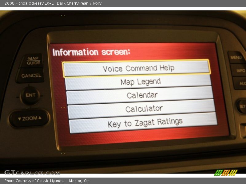 Dark Cherry Pearl / Ivory 2008 Honda Odyssey EX-L