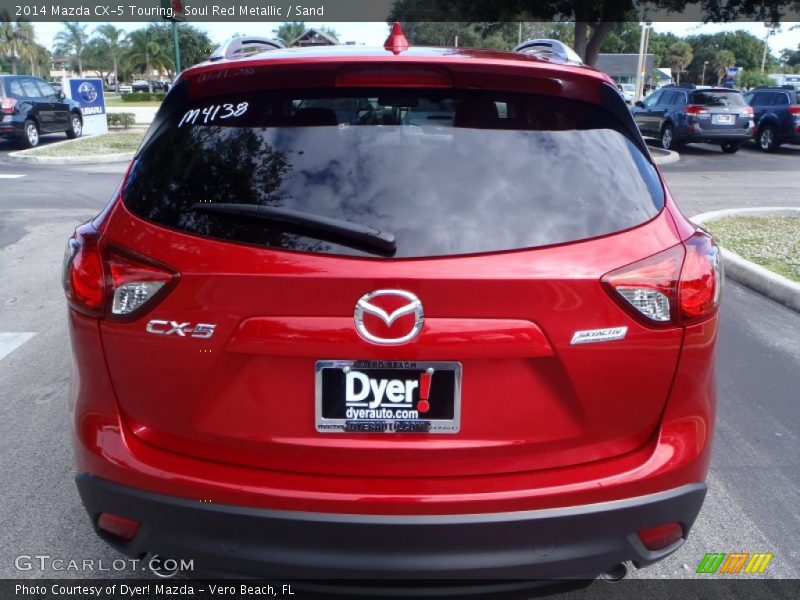 Soul Red Metallic / Sand 2014 Mazda CX-5 Touring