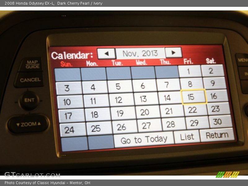 Dark Cherry Pearl / Ivory 2008 Honda Odyssey EX-L