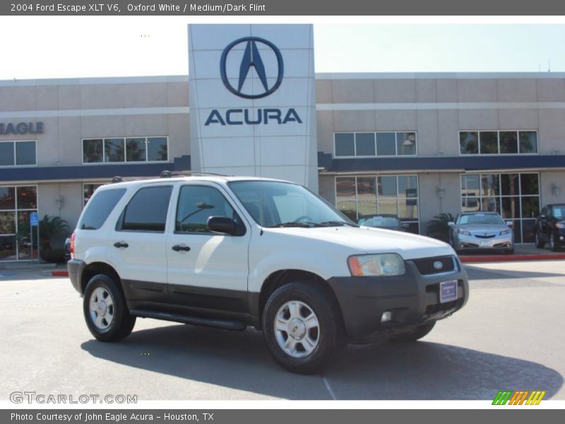 Oxford White / Medium/Dark Flint 2004 Ford Escape XLT V6