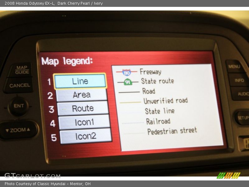 Dark Cherry Pearl / Ivory 2008 Honda Odyssey EX-L