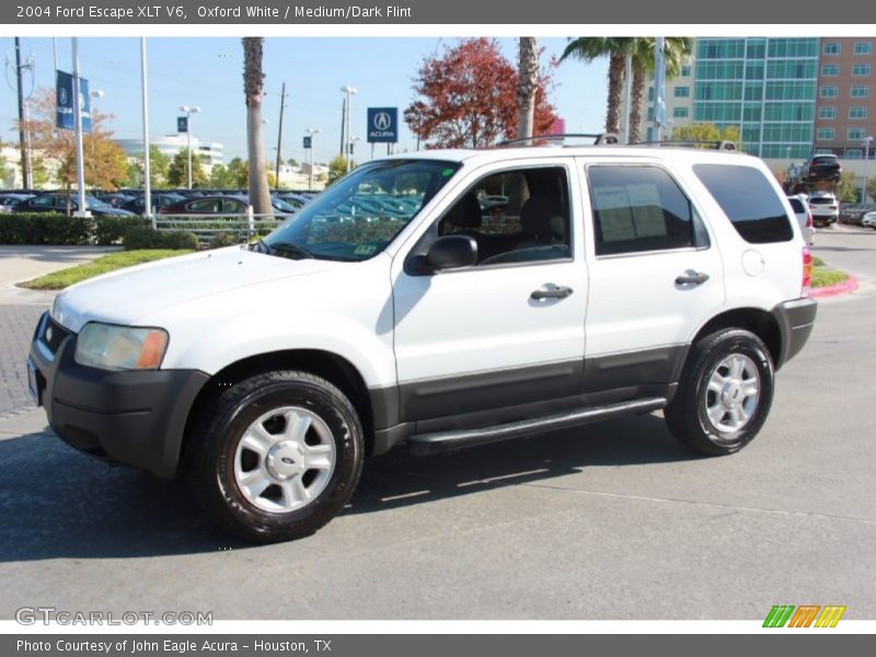 Oxford White / Medium/Dark Flint 2004 Ford Escape XLT V6