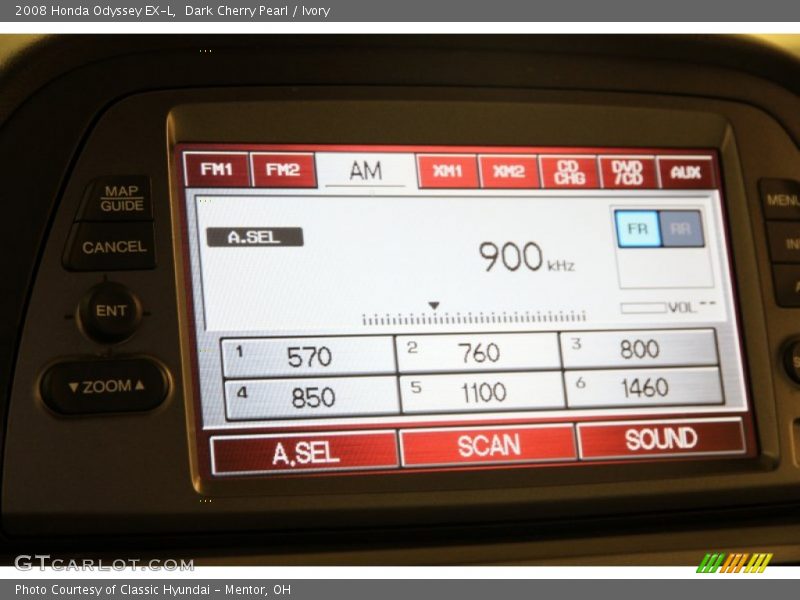 Dark Cherry Pearl / Ivory 2008 Honda Odyssey EX-L