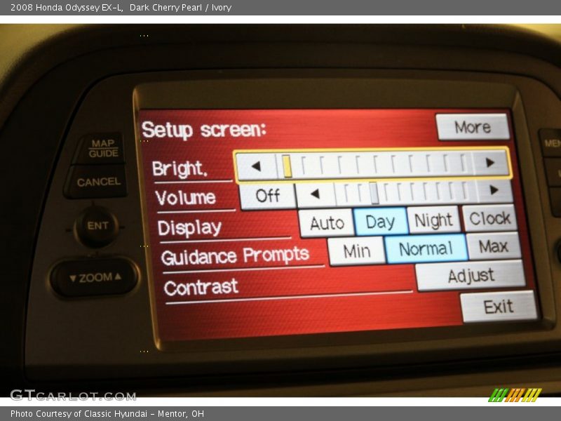 Dark Cherry Pearl / Ivory 2008 Honda Odyssey EX-L