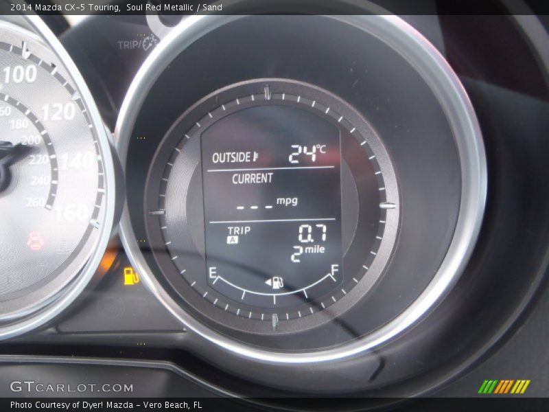 Soul Red Metallic / Sand 2014 Mazda CX-5 Touring