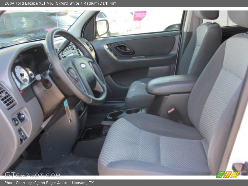Oxford White / Medium/Dark Flint 2004 Ford Escape XLT V6