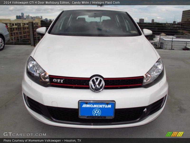 Candy White / Intelagos Plaid Cloth 2014 Volkswagen GTI 4 Door Wolfsburg Edition