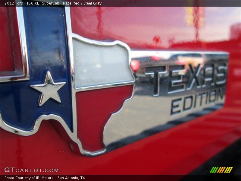 Race Red / Steel Gray 2012 Ford F150 XLT SuperCab