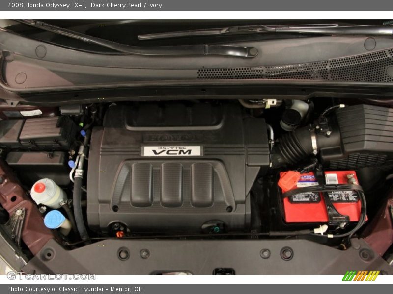 Dark Cherry Pearl / Ivory 2008 Honda Odyssey EX-L