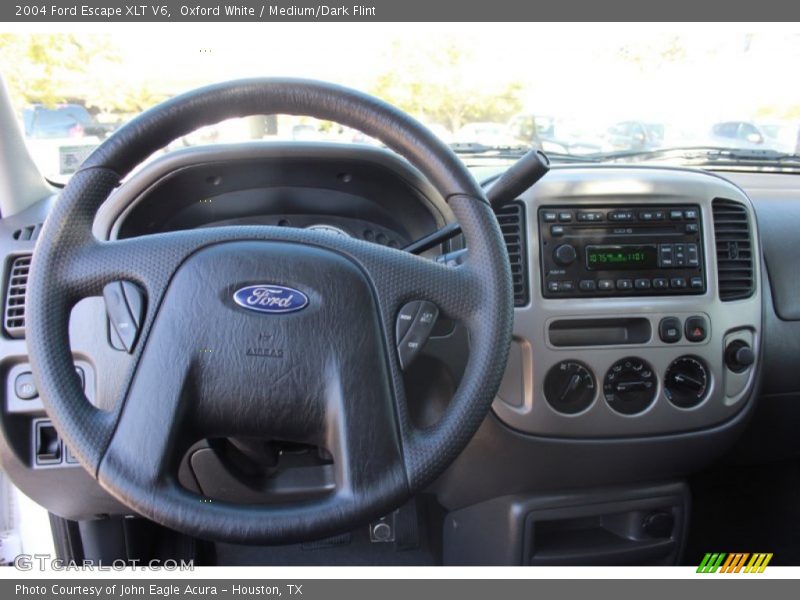 Oxford White / Medium/Dark Flint 2004 Ford Escape XLT V6