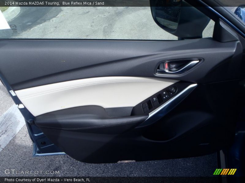 Blue Reflex Mica / Sand 2014 Mazda MAZDA6 Touring