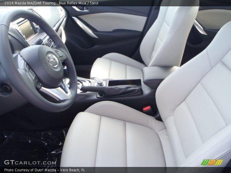 Front Seat of 2014 MAZDA6 Touring