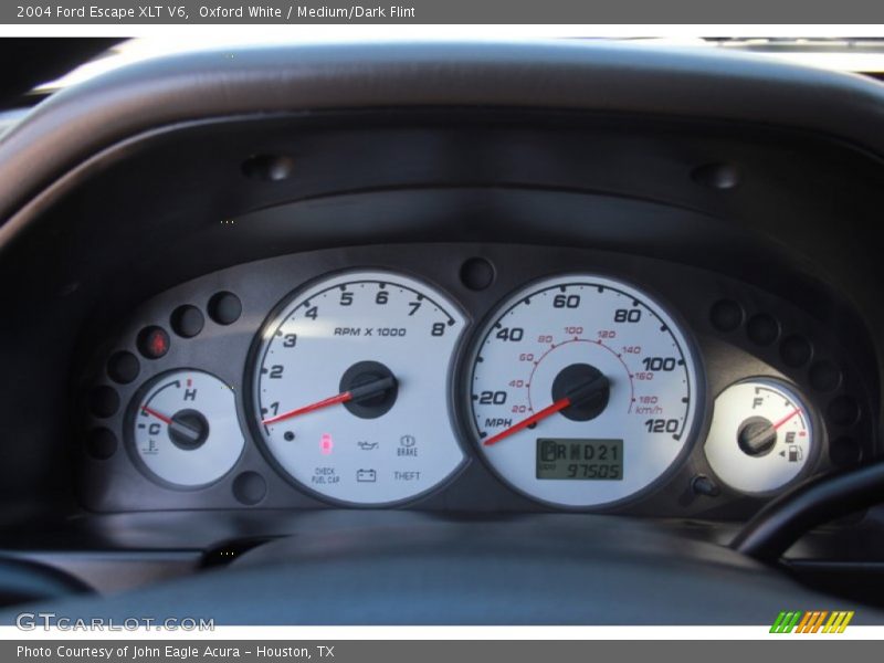 Oxford White / Medium/Dark Flint 2004 Ford Escape XLT V6
