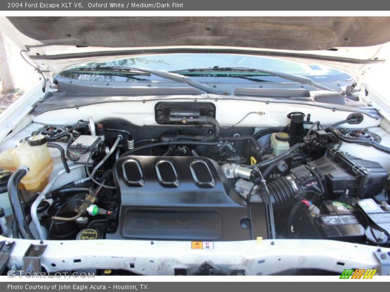Oxford White / Medium/Dark Flint 2004 Ford Escape XLT V6