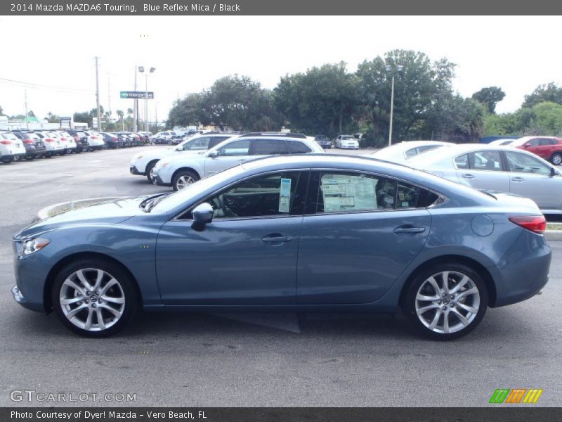 Blue Reflex Mica / Black 2014 Mazda MAZDA6 Touring