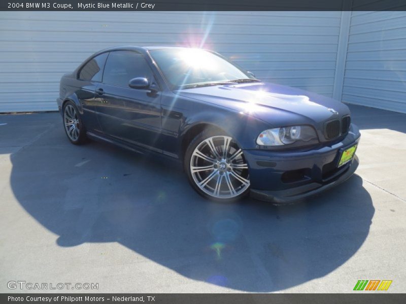 Mystic Blue Metallic / Grey 2004 BMW M3 Coupe