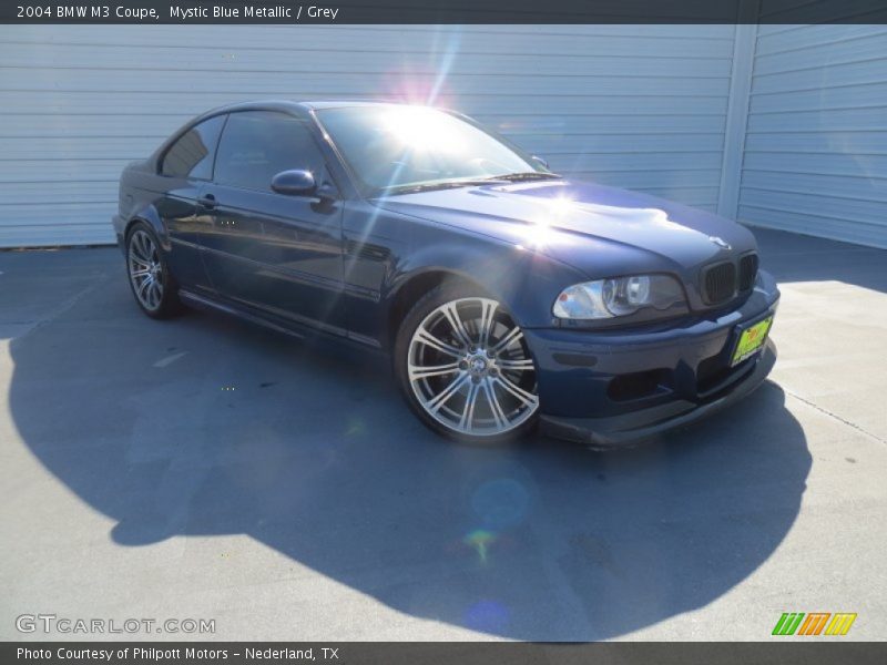 Mystic Blue Metallic / Grey 2004 BMW M3 Coupe