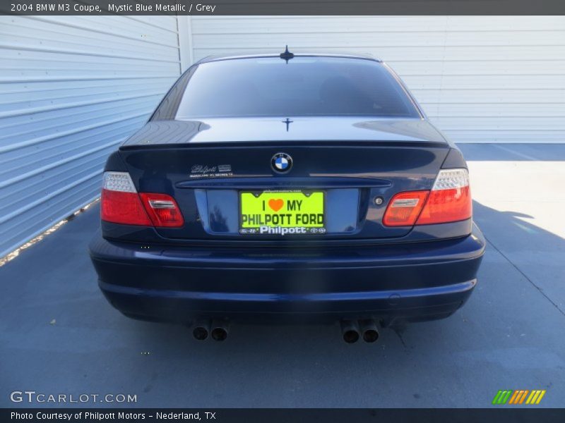 Mystic Blue Metallic / Grey 2004 BMW M3 Coupe