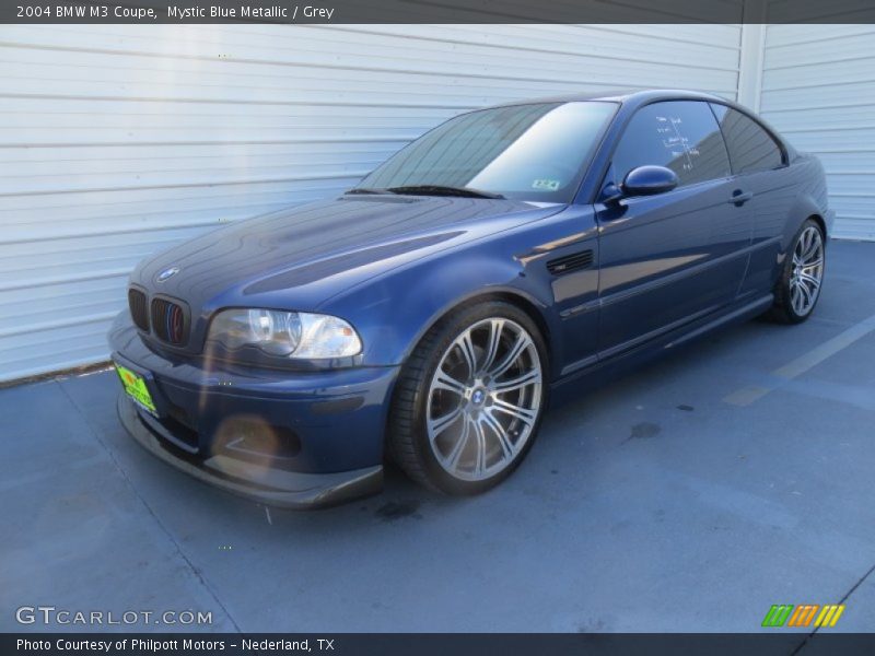 Mystic Blue Metallic / Grey 2004 BMW M3 Coupe