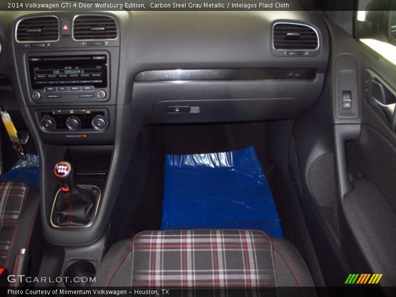 Carbon Steel Gray Metallic / Intelagos Plaid Cloth 2014 Volkswagen GTI 4 Door Wolfsburg Edition