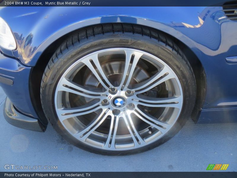 Mystic Blue Metallic / Grey 2004 BMW M3 Coupe
