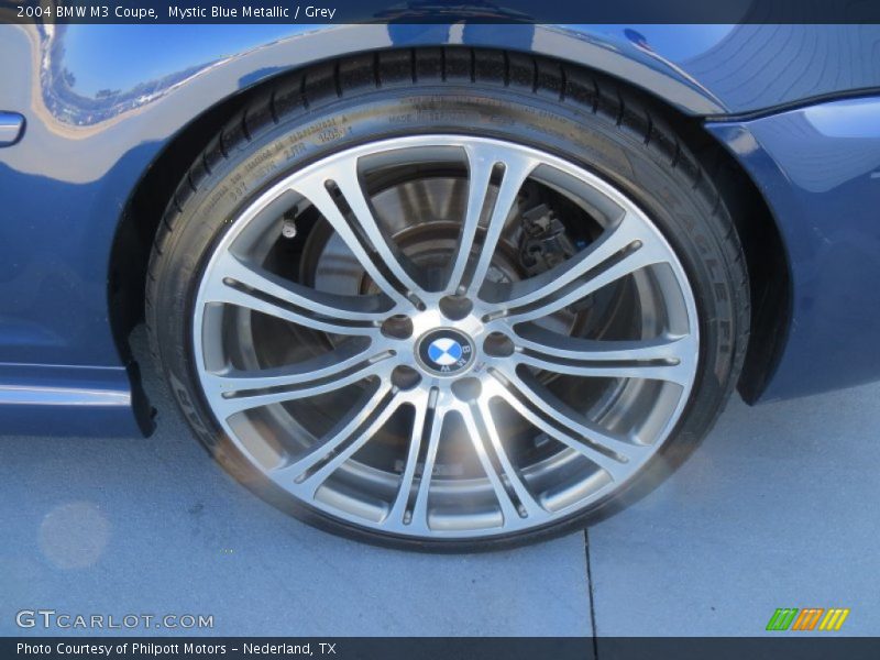 Mystic Blue Metallic / Grey 2004 BMW M3 Coupe