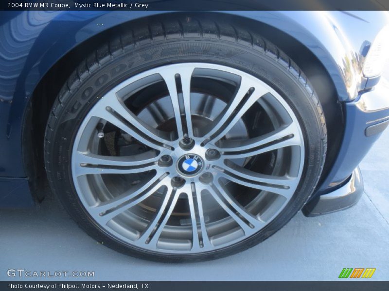 Mystic Blue Metallic / Grey 2004 BMW M3 Coupe