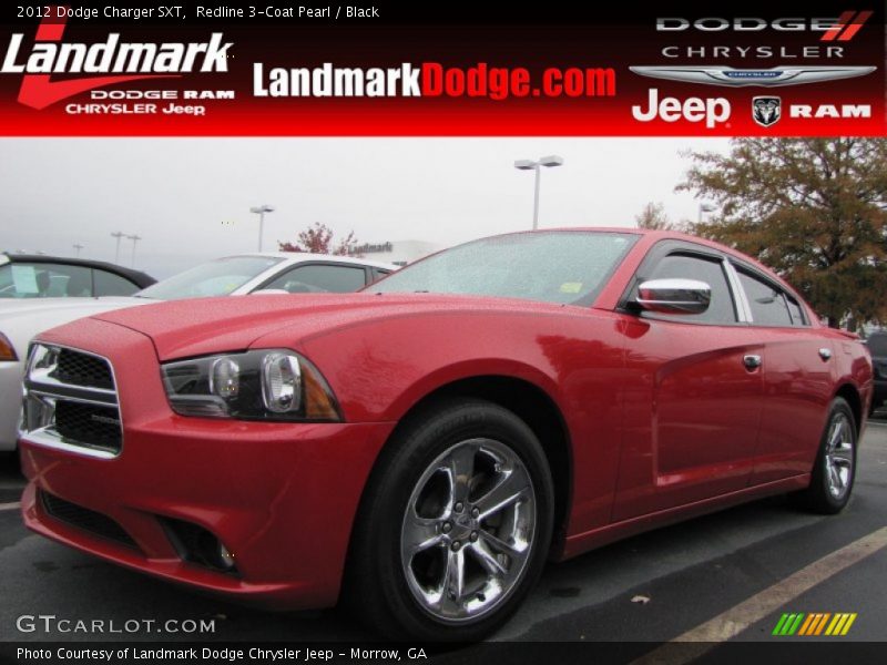 Redline 3-Coat Pearl / Black 2012 Dodge Charger SXT
