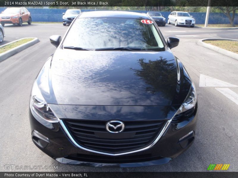 Jet Black Mica / Black 2014 Mazda MAZDA3 i Sport 5 Door