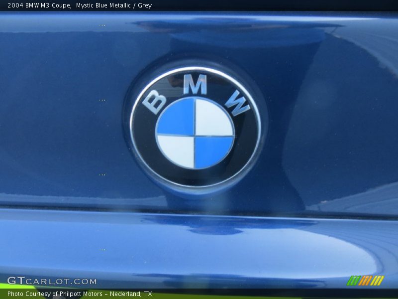 Mystic Blue Metallic / Grey 2004 BMW M3 Coupe