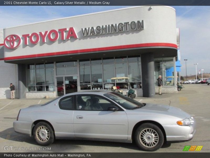 Galaxy Silver Metallic / Medium Gray 2001 Chevrolet Monte Carlo LS