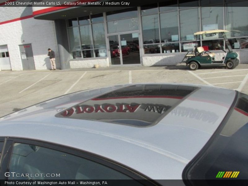 Galaxy Silver Metallic / Medium Gray 2001 Chevrolet Monte Carlo LS