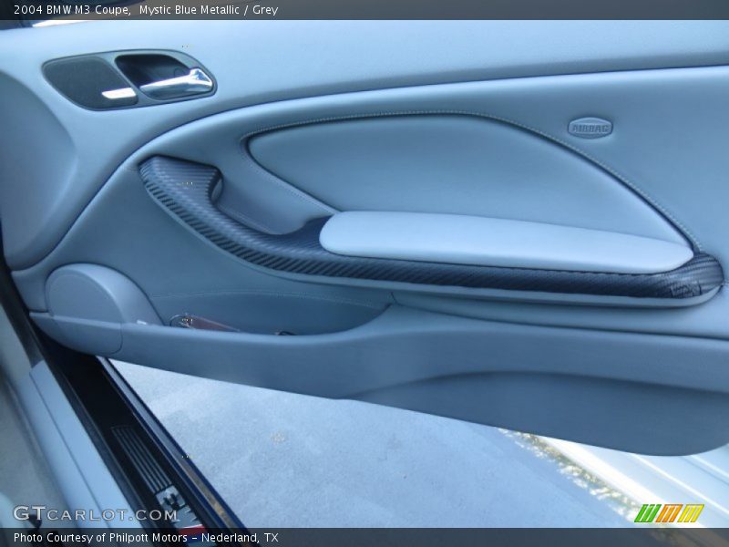 Mystic Blue Metallic / Grey 2004 BMW M3 Coupe