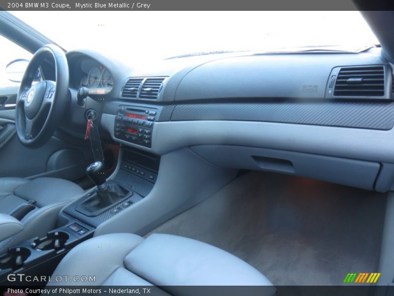 Mystic Blue Metallic / Grey 2004 BMW M3 Coupe