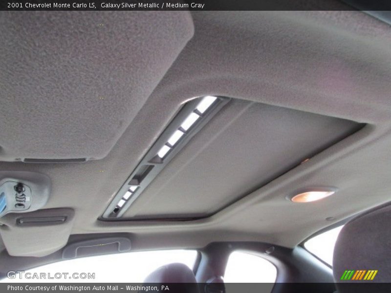 Galaxy Silver Metallic / Medium Gray 2001 Chevrolet Monte Carlo LS