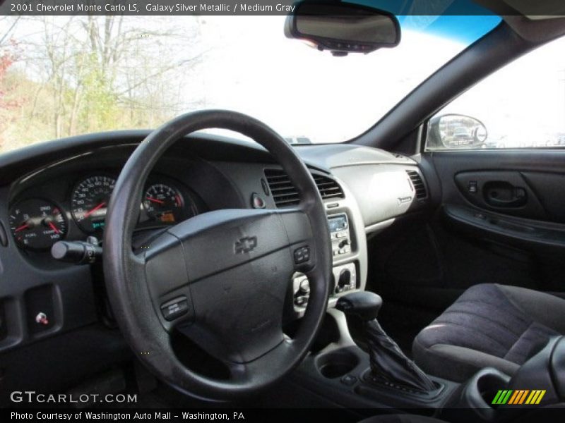 Galaxy Silver Metallic / Medium Gray 2001 Chevrolet Monte Carlo LS