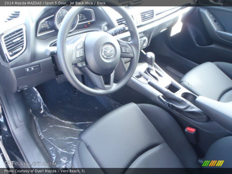 Jet Black Mica / Black 2014 Mazda MAZDA3 i Sport 5 Door
