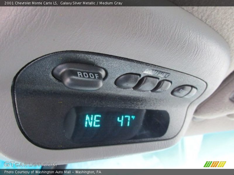 Galaxy Silver Metallic / Medium Gray 2001 Chevrolet Monte Carlo LS