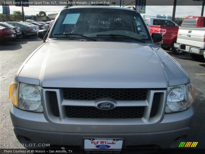 Silver Birch Metallic / Medium Flint 2003 Ford Explorer Sport Trac XLT