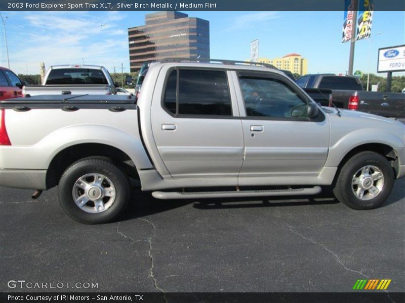 Silver Birch Metallic / Medium Flint 2003 Ford Explorer Sport Trac XLT
