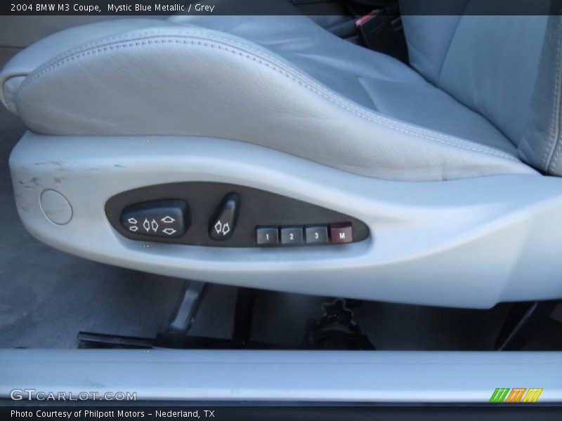 Mystic Blue Metallic / Grey 2004 BMW M3 Coupe